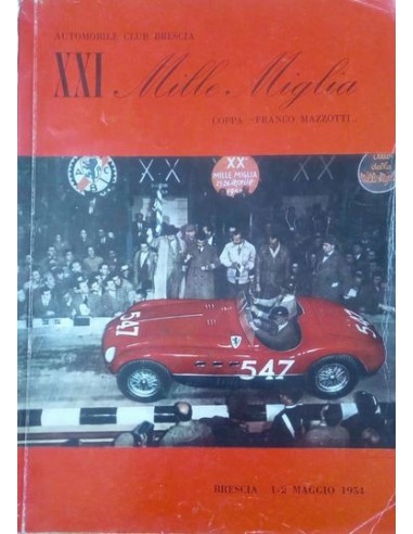 1954 MILLE MIGLIA JAHRESKATALOG ITALIENISCH