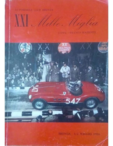 1954 MILLE MIGLIA YEARBOOK ITALIAN