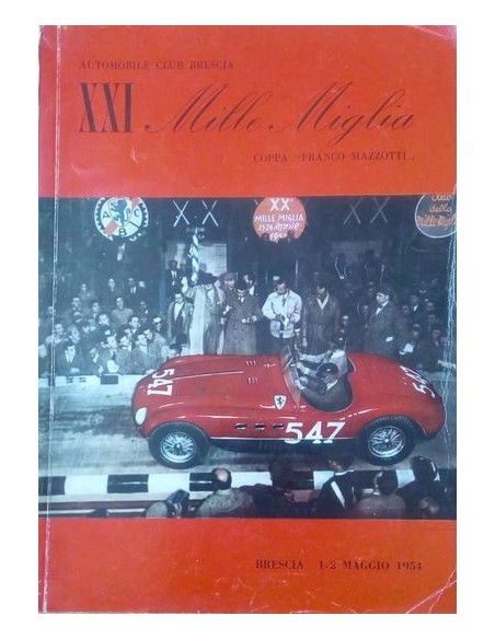 1954 MILLE MIGLIA JAHRESKATALOG ITALIENISCH