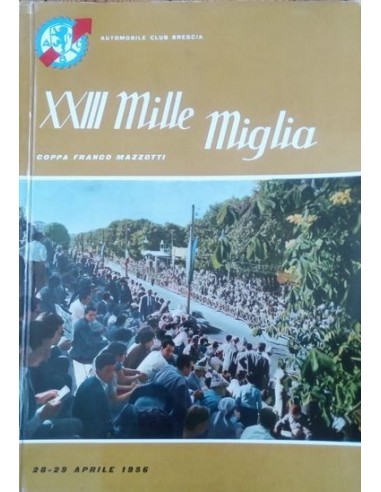 1956 MILLE MIGLIA JAARBOEK ITALIAANS