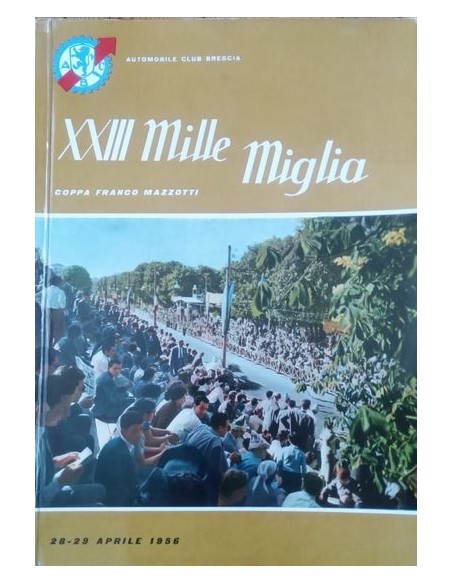 1956 MILLE MIGLIA JAARBOEK ITALIAANS