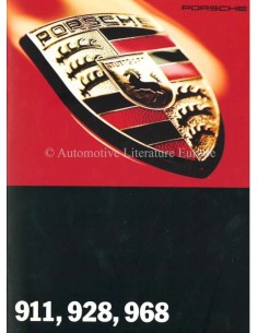 1995 PORSCHE PROGRAMMA BROCHURE DUITS