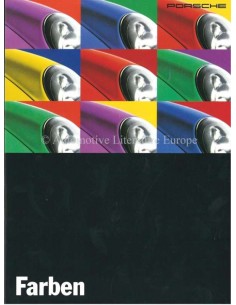 1995 PORSCHE 911 / 928 / 968 FARBEN & INNENAUSSTATTUNG PROSPEKT DEUTSCH