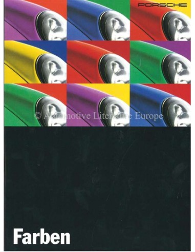 1995 PORSCHE 911 / 928 / 968 KLEUREN & INTERIEUR BROCHURE DUITS