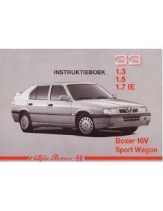 1991 ALFA ROMEO 33 + SPORTWAGON INSTRUCTIEBOEKJE NEDERLANDS