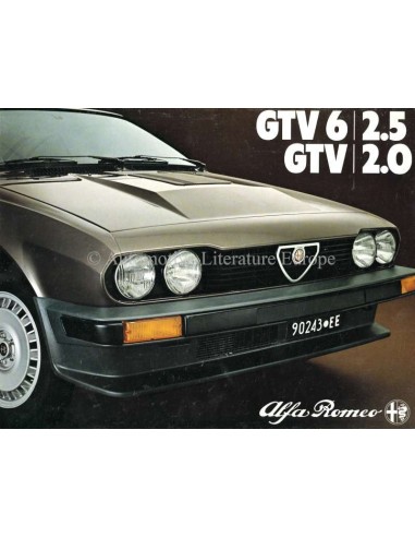 1981 ALFA ROMEO GTV BROCHURE NEDERLANDS