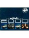1977 ALFA ROMEO ALFETTA 2000 BROCHURE DUTCH