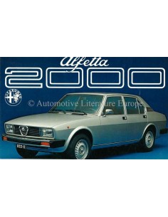 1977 ALFA ROMEO ALFETTA 2000 BROCHURE DUTCH
