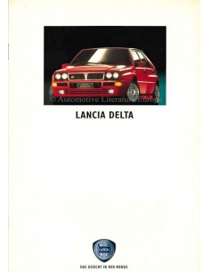 1992 LANCIA DELTA BROCHURE GERMAN