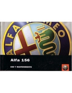 2002 ALFA ROMEO 156 INSTRUCTIEBOEKJE SPAANS