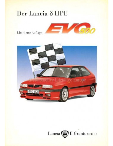 1996 LANCIA DELTA HPE EVO 500 PROSPEKT DEUTSCH