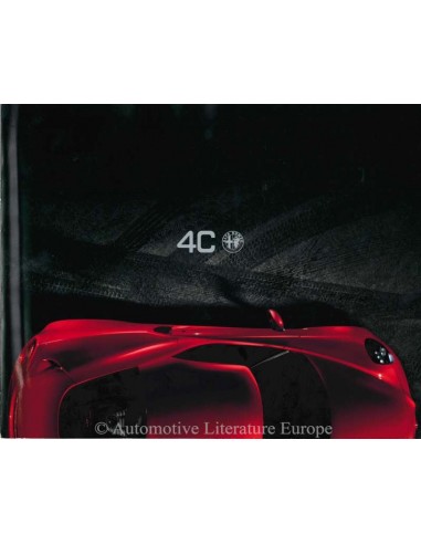 2013 ALFA ROMEO 4C BROCHURE DUTCH