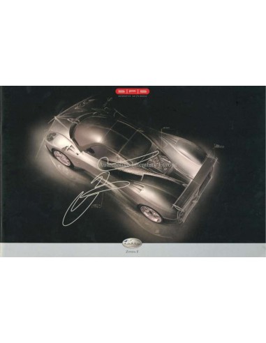 2006 PAGANI ZONDA F BROCHURE ENGELS