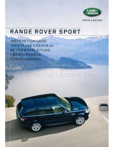 2015 RANGE ROVER SPORT INSTRUCTIEBOEKJE DUITS