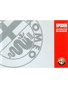 1995 ALFA ROMEO SPIDER INSTRUCTIEBOEKJE NEDERLANDS