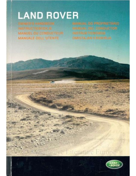 2007 LAND ROVER FREELANDER 2 INSTRUCTIEBOEKJE NEDERLANDS