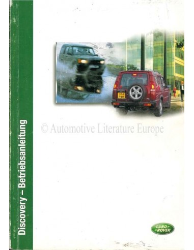 2002 LAND ROVER DISCOVERY 2 OWNERS MANUAL GERMAN