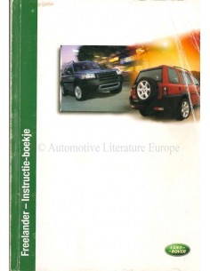 2002 LAND ROVER FREELANDER OWNERS MANUAL DUTCH