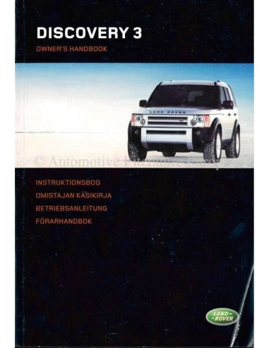 2006 LAND ROVER DISCOVERY 3 OWNERS MANUAL GERMAN