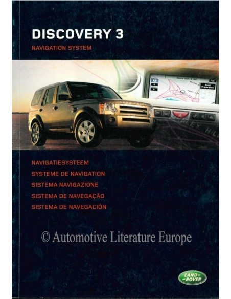 2004 LAND ROVER DISCOVERY 3 NAVIGATION SYSTEM OWNERS MANUAL DUTCH
