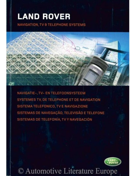 2006 LAND ROVER NAVIGATIONS, TV UND TELEFONSYSTEM OWNERS MANUAL NIEDERLÄNDISCH