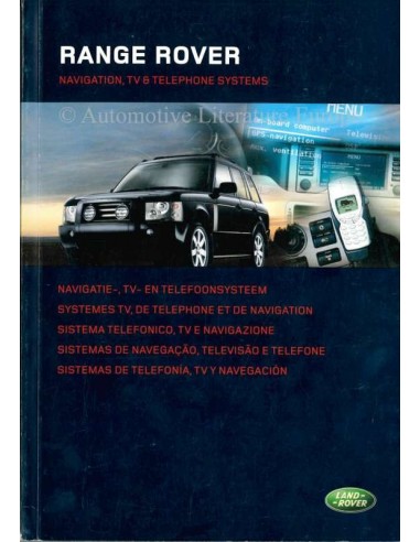 2004 RANGE ROVER NAVIGATION, TV & TELEPHONE SYSTEMS OWNERS MANUAL DUTCH