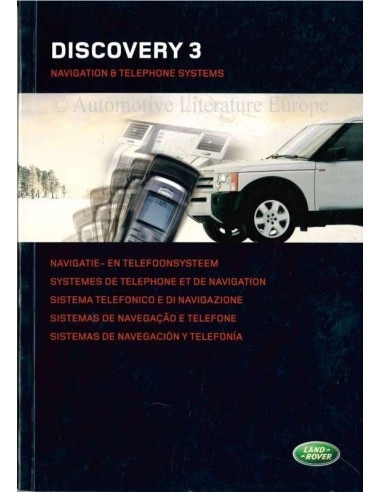 2005 LAND ROVER DISCOVERY 3 NAVIGATIONS- UND TELEFONSYSTEM OWNERS MANUAL NIEDERLÄNDISCH
