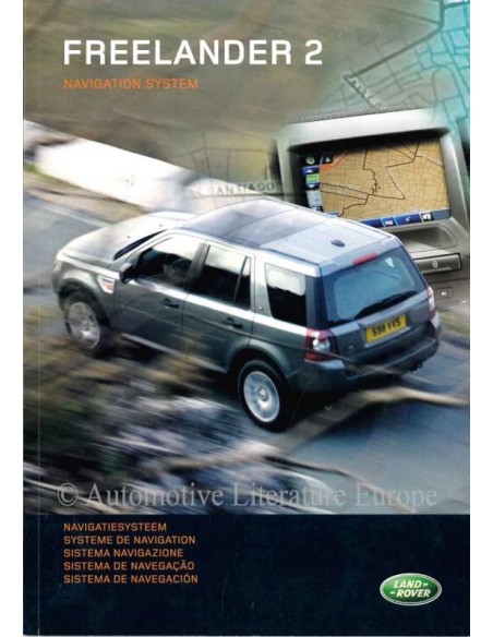 2007 LAND ROVER FREELANDER 2 NAVIGATIESYSTEEM INSTRUCTIEBOEKJE NEDERLANDS