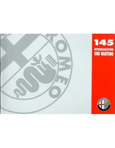 1995 ALFA ROMEO 145 INSTRUCTIEBOEKJE DUITS
