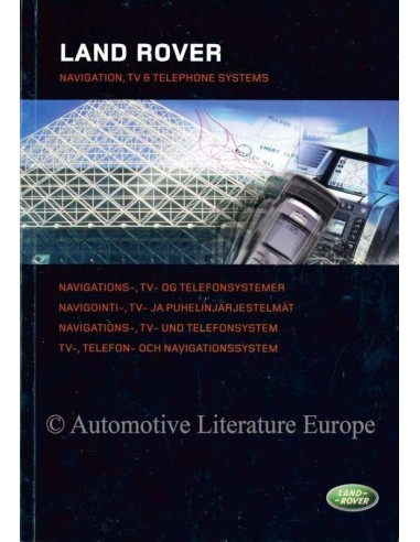 2006 LAND ROVER NAVIGATIONS, TV UND TELEFONSYSTEM OWNERS MANUAL DEUTSCH