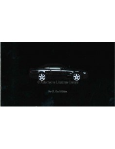 2000 MERCEDES BENZ SL FINAL EDITIONPROSPEKT DEUTSCH