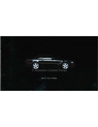 2000 MERCEDES BENZ SL FINAL EDITIONBROCHURE DUITS