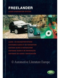 2004 LAND ROVER FREELANDER AUDIO- EN NAVIGATIESYSTEEM INSTRUCTIEBOEKJE NEDERLANDS