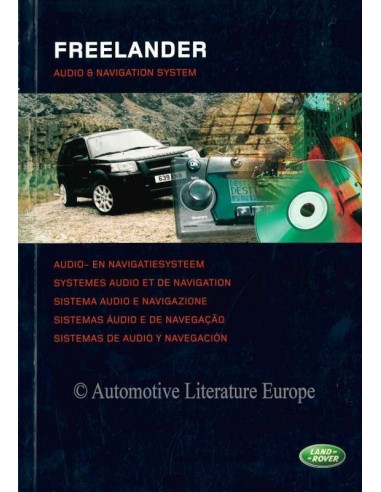 2004 LAND ROVER FREELANDER AUDIO UND NAVIGATIONSYSTEM BETRIEBSANLEITUNG NIEDERLÄNDISCH