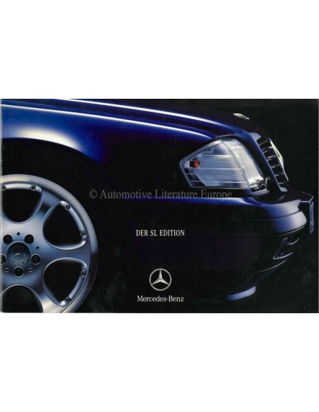 2000 MERCEDES BENZ SL EDITIONBROCHURE DUITS