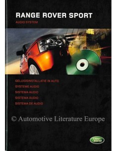 2004 RANGE ROVER AUDIO SYSTEM OWNERS MANUAL DUTCH