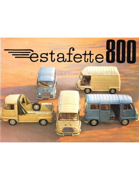 1970 RENAULT ESTAFETTE 800 PROSPEKT NIEDERLÄNDISCH