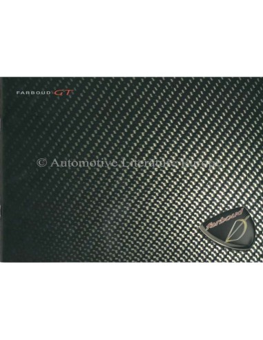 2002 FARBOUD GT BROCHURE ENGLISH