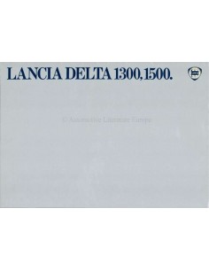 1979 LANCIA DELTA 1300, 1500 BROCHURE ENGELS