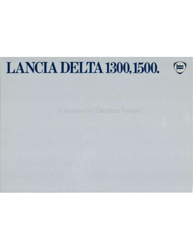 1979 LANCIA DELTA 1300, 1500 BROCHURE ENGELS