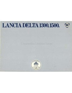 1980 LANCIA DELTA 1300, 1500 PROSPEKT ENGLISCH