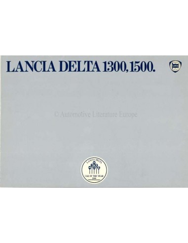 1980 LANCIA DELTA 1300, 1500 BROCHURE ENGLISH