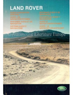 2001 LAND ROVER AUDIO- EN NAVIGATIESYSTEMEN INSTRUCTIEBOEKJE NEDERLANDS