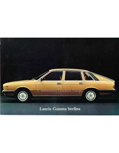 1977 LANCIA GAMMA BERLINA PROSPEKT