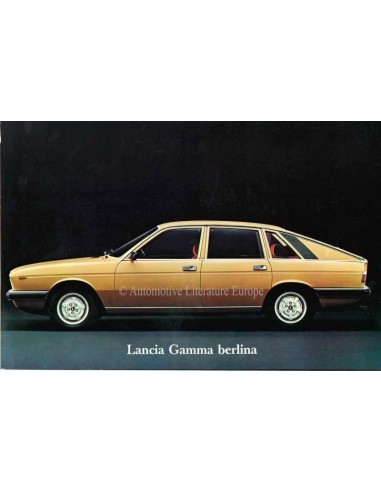 1977 LANCIA GAMMA BERLINA PROSPEKT