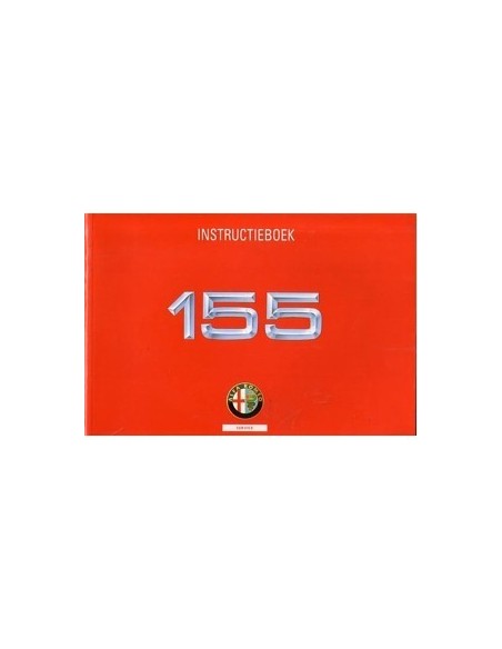1995 ALFA ROMEO 155 INSTRUCTIEBOEKJE NEDERLANDS