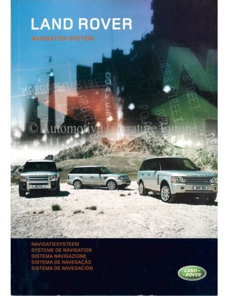 2007 LAND ROVER NAVIGATION SYSTEM OWNERS MANUAL DUTCH
