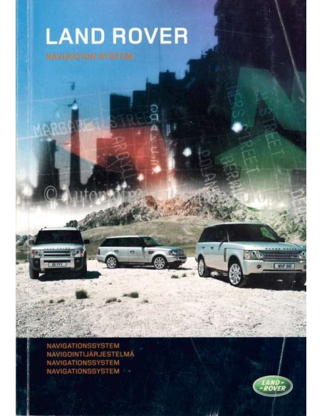2007 LAND ROVER NAVIGATION SYSTEM OWNERS MANUAL GERMAN