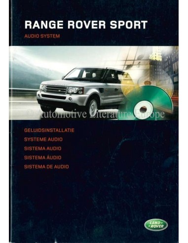 2005 RANGE ROVER AUDIO SYSTEM OWNERS MANUAL DUTCH