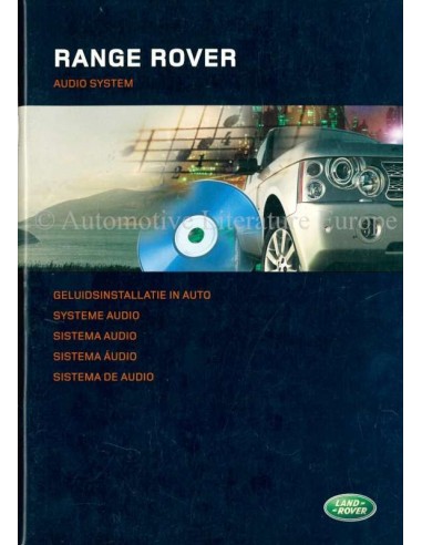 2005 RANGE ROVER AUDIOSYSTEM BETRIEBSANLEITUNG NIEDERLÄNDISCH